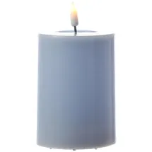 283 Mia LED Stumpenkerze H: 10 cm D: 7,5 cm hellblau