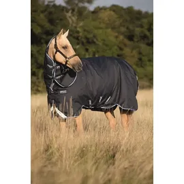 Horseware Amigo Bravo 12 Plus Lite Turnout Decke wasserdicht Navy/Blue/Strong Blue & Black HW 20, Horseware Deckengröße:145 cm / 6 ́6