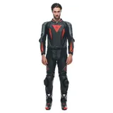 Dainese Laguna Seca 5 2-tlg. schwarz/grau/neon-rot 60