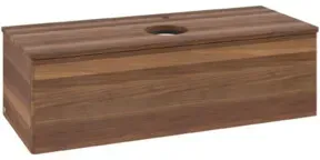 V&B Waschtischunterschrank ohne Frontstruktur Antao 120x36x50cm, HL, WBP w. wal, w. wal