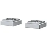 Pelipal Sockelfuß-Set Silber matt Quickset 357