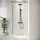 Badplaats Florida Walk-In-Dusche 80 x 200 cm Schwarz