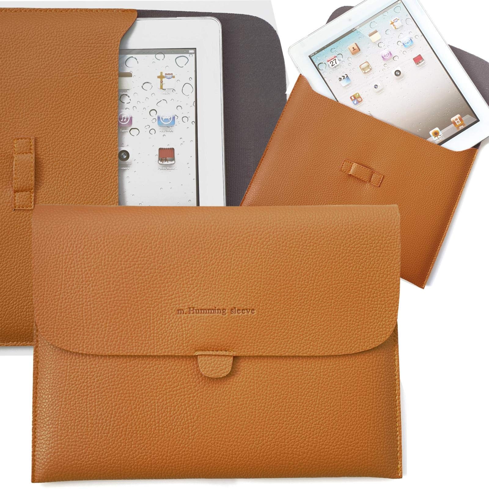 numerva Schutzhülle kompatibel mit iPad Pro 9.7 / iPad 2 3 4 / Air 2 Hülle Tablet Tasche Case Cover Braun