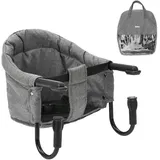 fillikid Tischsitz Melange Grau inkl. Tasche