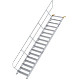 Günzburger Treppe 45° inkl. einen Handlauf, 1000mm Stufenbreite 17 Stufen