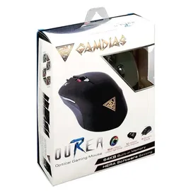 GAMDIAS Optische Gaming Maus schwarz