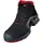 Uvex Schnürstiefel schwarz/rot uvex 1 x-tended support, S3 SRC, ESD - Rot-Schwarz, Größe:41
