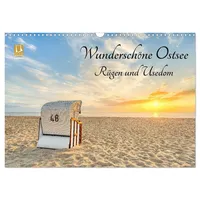 Calvendo Wunderschöne Ostsee Rügen und Usedom (Wandkalender 2026 DIN