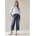 STREET ONE High Waist Wide Leg Jeans im Loose Fit Dark Blue wash 28 28W 26L