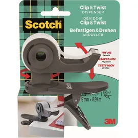Scotch Clip & Twist Tischabroller