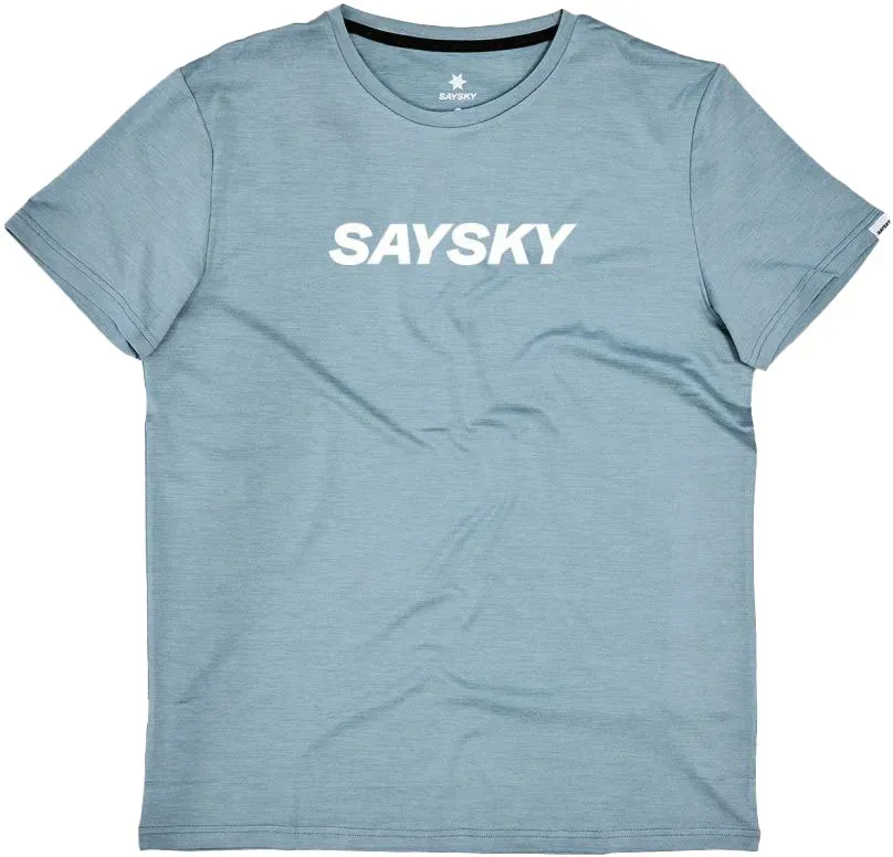 Saysky Herren Logo Pace T-Shirt blau