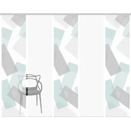 Vision S Schiebevorhang ¦ grün ¦ Synthetik ¦ Maße (cm): B: 60 H: 260