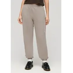 Superdry für Damen. W7011020A Sportswear Boyfriend Fit Jogger-Hose braun (S), Lässig, Baumwolle