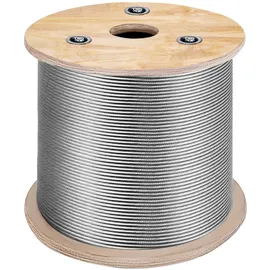 Vevor Kabel Drahtseil 7x7 150 m Kletterausrüstung Weiß