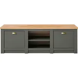 Home Affaire Cambridge Lowboard 152 cm Grün Metall/Holzwerkstoff