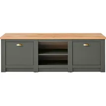 Home Affaire Cambridge Lowboard 152 cm Grün Metall/Holzwerkstoff