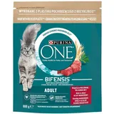 Purina One Katzenfutter für Erwachsene mit Rindfleisch 800g (Rabatt für Stammkunden 3%)