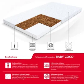 Fdm Baby Coco 80 x 190 cm H2/H3
