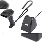 Renkforce iCR6307ABU Barcode-Scanner Funk 1D LED Schwarz Hand-Scanner USB