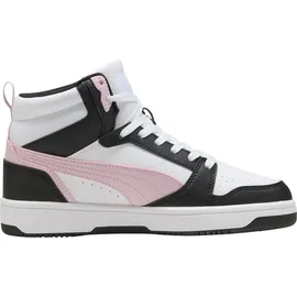 Puma Unisex Rebound V6 Sneaker, White-Rose Mauve Black, 37.5