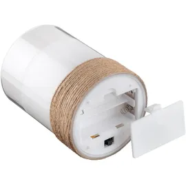 goobay LED-Echtwachs-Kerzen 3 St. weiß