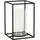 Boltze Windlicht Quantum Metall/Glas Schwarz