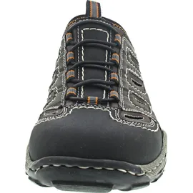 Rieker Herren 08096 Clogs, Grau (schwarz/rauch/rauch/00), 43 EU