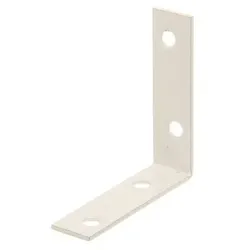 Stuhlwinkel, zinkphosphatiert, weiß beschichtet,TxHxB 60x60x16mm,Karte à 12 St.