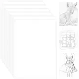 Belle Vous Transparentpapier Transparent Reispapier - A4 (100er Pack) weiß
