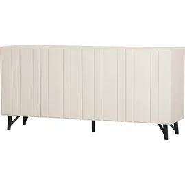 Woood Sideboard »Miller«, Kommode mit klaren Linien, Breite 181 cm weiß