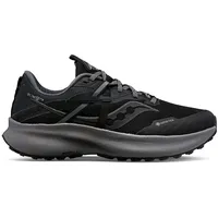 Saucony Ride 15 TR GTX Black/Charcoal UK 8 - Schwarz