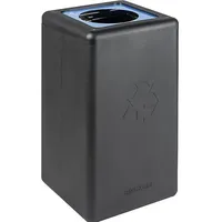 ReinigungsBerater BrickBin Papier Behälter schwarz blau 65 L integrierte