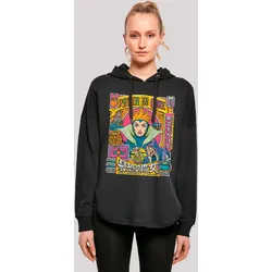 Kapuzenpullover F4NT4STIC "Disney Villians Rotten To The Core", Damen, Gr. M, schwarz, Obermaterial: 100% Baumwolle, casual, oversize, Langarm, Pullover,  Qualität