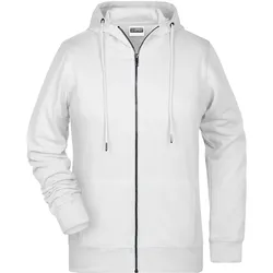Damen Zip Hoody "8025" - XXL - white