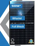 500W Bifazial Glas-Glas Full Black PV Modul