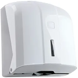 Papierhandtuchspender aus Kunststoff 13x27x28 cm Weiss Handtuchspender Falthandtuchspender Spender