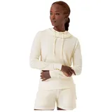 super.natural Funnel Bio Kapuzenpullover - Fresh White - XS