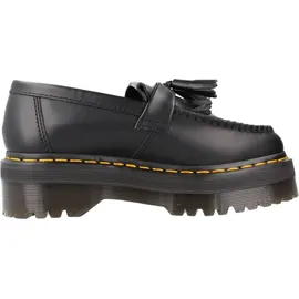 Dr. Martens Damen Adrian Quad Plateau Loafer, Schwarz 41 EU - 41