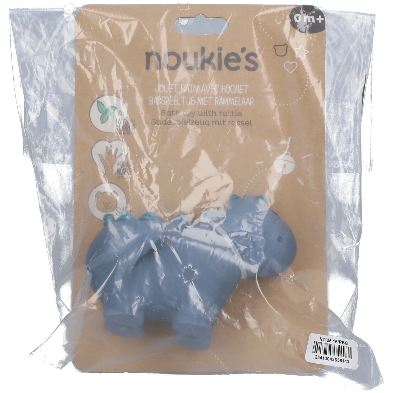 Noukie's Jouet de bain Dino Bleu 1 pc(s) accessoire(s)