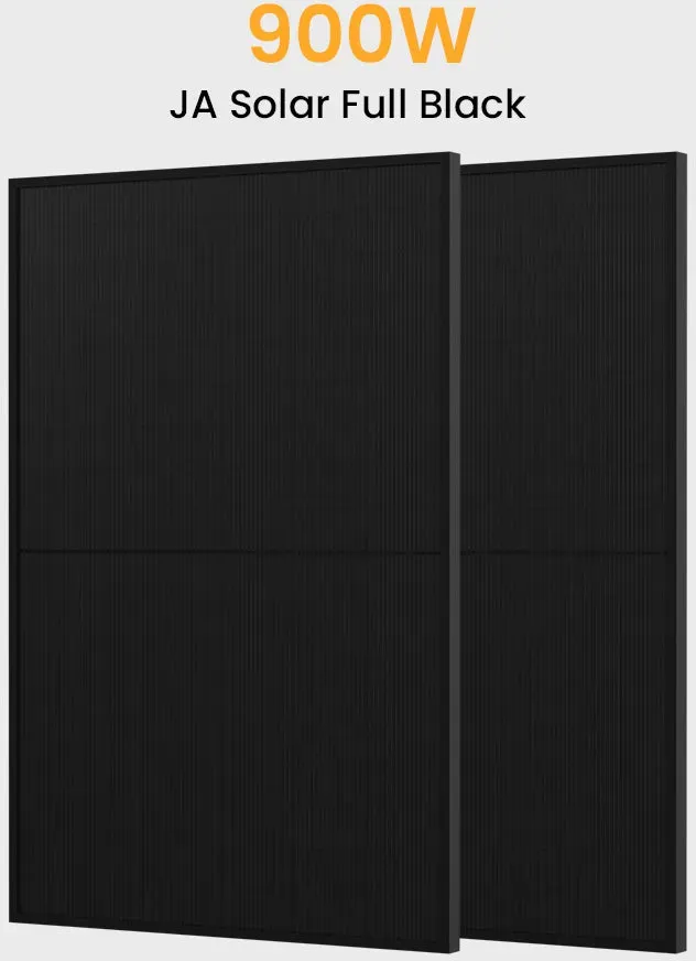 JA Solar 450Wp Full Black Paneel Bifaziale N-Doppelglas-Monomodul Solarmodul - 2 Stücke / Selbstabholung