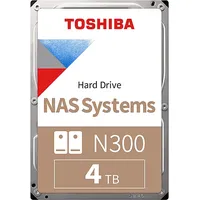 Toshiba N300 NAS Festplatte, 4 TB HDD SATA, 3.5"