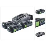 Festool Energie Set 3x BP 18 Li 3,0 C Akku 18 V 3,0 Ah