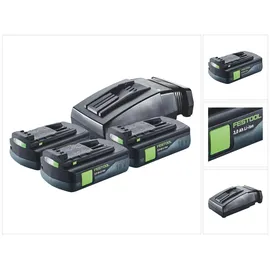 Festool Energie Set 3x BP 18 Li 3,0 C Akku 18 V 3,0 Ah