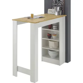 Stolkom Bartisch Mojito 115 x 103 x 50 cm Braun/Weiß