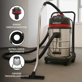 MaxBlast Nass- & Trocken Industriestaubsauger 80L