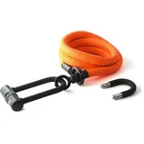 Texlock Eyelet 160 U/X-Lock Bundle, Textilseil mit Bügelschloss Orange Modell 2025