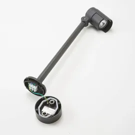 LUCANDE Beatrix 1 LED Außenleuchte 58 cm schwarz Aluminium