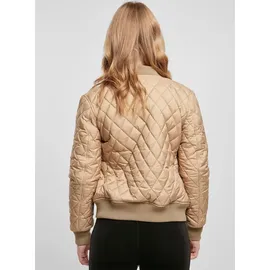 URBAN CLASSICS Diamond Quilt Nylon Steppjacke Union Beige L