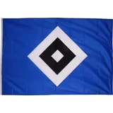 HAMBURGER SV HSV Fahne Schrebergarten blau weiss schwarz -