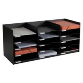Paperflow Sortierstation 20 Fächer A4+ Schwarz